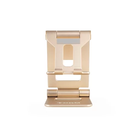 Kontrolsat - Suporte de Mesa Ajustável TooQ - P/ Telemóvel / Tablet - 10" - Dourado - PH-KEOPS-ALBA