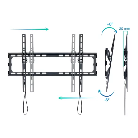 Kontrolsat - TooQ Wall Mount - For Screens - 37" / 80" - LP1081T-B Kontrolsat - TooQ Wall Mount - For Screens - 37" / 80" - LP1081T-B