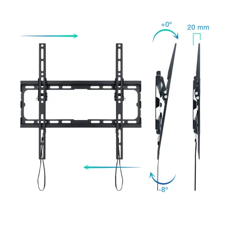 Kontrolsat - TooQ Wall Mount - 32" - 70" - Black - LP1071T-B