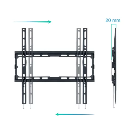 Kontrolsat - Suporte de Parede TooQ - 23" / 43" - Preto - LP1070F-B Kontrolsat - Suporte de Parede TooQ - 23" / 43" - Preto - LP1070F-B