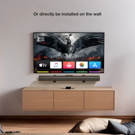 Kontrolsat - TooQ Soundbar / TV Stand - Vesa 800x400 - Black - TQSBM-01