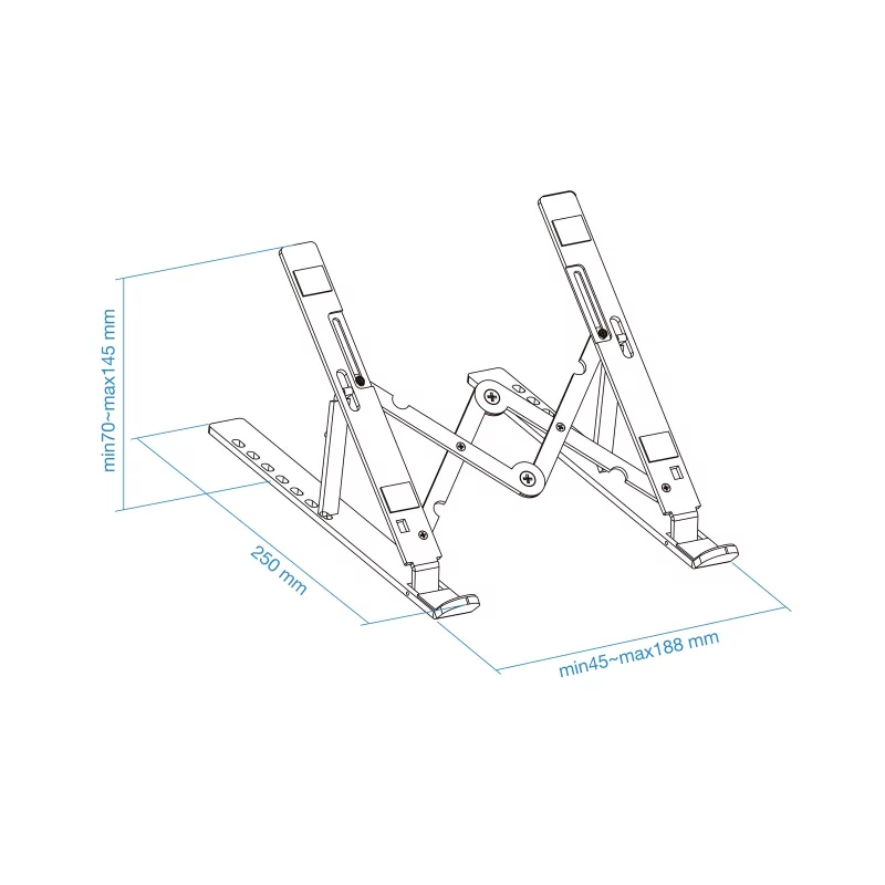 Kontrolsat - TooQ Lifting Stand - Gray - TQLRS0033-AL-G