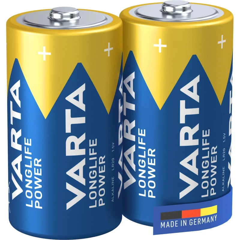Kontrolsat - LR14 Varta Batteries - Alkaline - LongLife Power - 1.5v