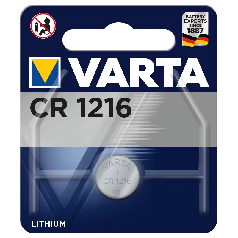 Kontrolsat - Pilha CR1216 Varta - Lítio - 3v Kontrolsat - Pilha CR1216 Varta - Lítio - 3v