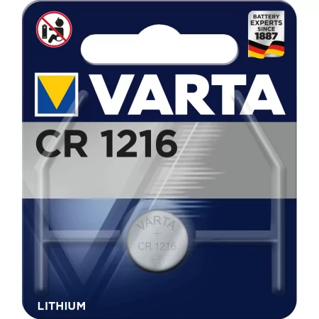 Kontrolsat - CR1216 Varta battery - Lithium - 3v Kontrolsat - CR1216 Varta battery - Lithium - 3v