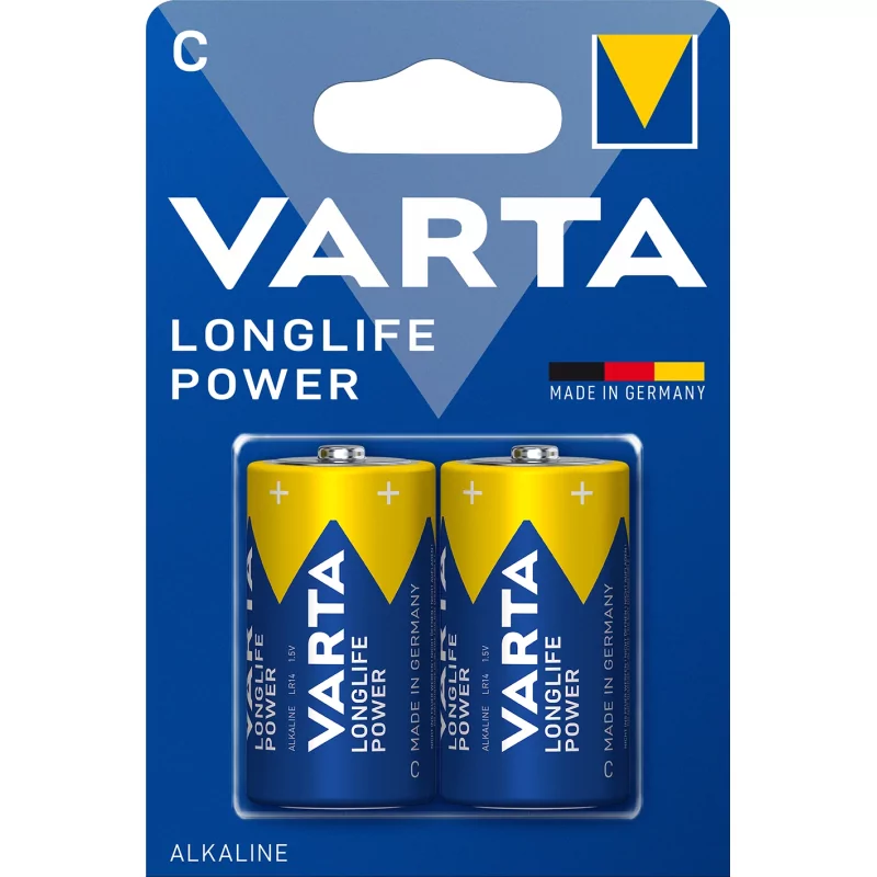Kontrolsat - Pilhas LR14 Varta - Alcalina - LongLife Power - 1.5v