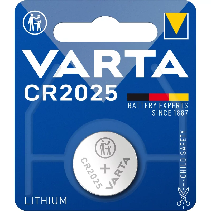 Kontrolsat - Micro Pilha CR2025 Varta - Lítio - 3v
