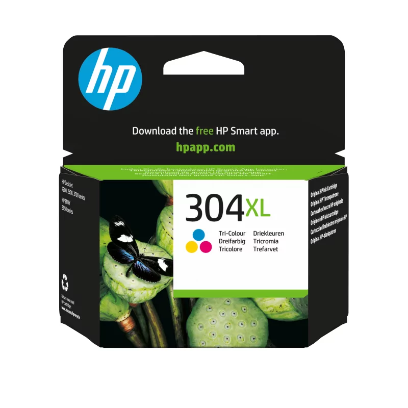Kontrolsat - HP Ink Cartridge - 304 XL - Tricolor - 300 Pages - N9K07AE