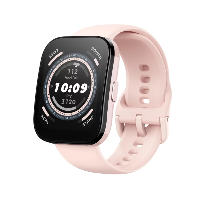 Kontrolsat - Amazfit Bip 5 Smartwatch - 1.91" - Pink - 300 mAh
