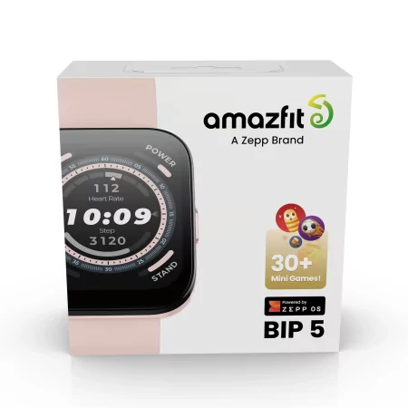 Kontrolsat - Amazfit Bip 5 Smartwatch - 1.91" - Pink - 300 mAh Kontrolsat - Amazfit Bip 5 Smartwatch - 1.91" - Pink - 300 mAh
