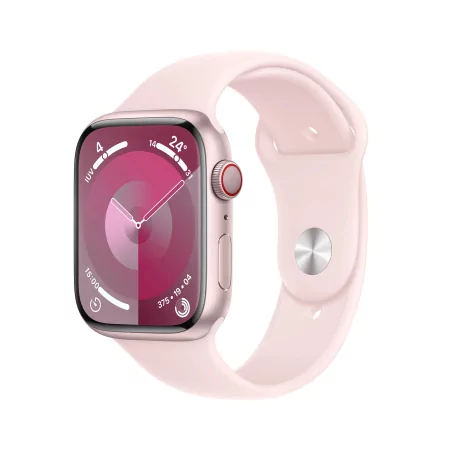 Kontrolsat - Apple Watch Series 9 GPS + Cellular Alumínio Rosa | Bracelete Sport Rosa Claro - M/L (45mm) Kontrolsat - Apple Watch Series 9 GPS + Cellular Alumínio Rosa | Bracelete Sport Rosa Claro - M/L (45mm)