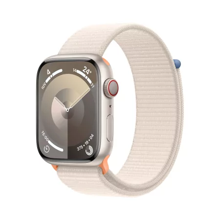 Kontrolsat - Apple Watch Series&nbsp;9 GPS + Cellular 45mm Starlight Aluminiu...