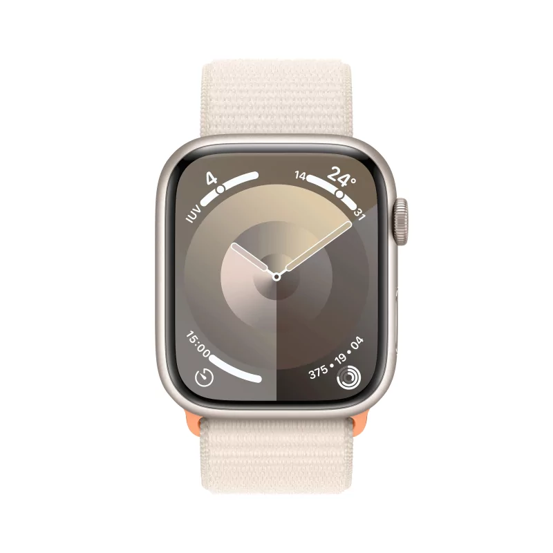 Kontrolsat - Apple Watch Series&nbsp;9 GPS + Cellular 45mm Starlight Aluminiu...