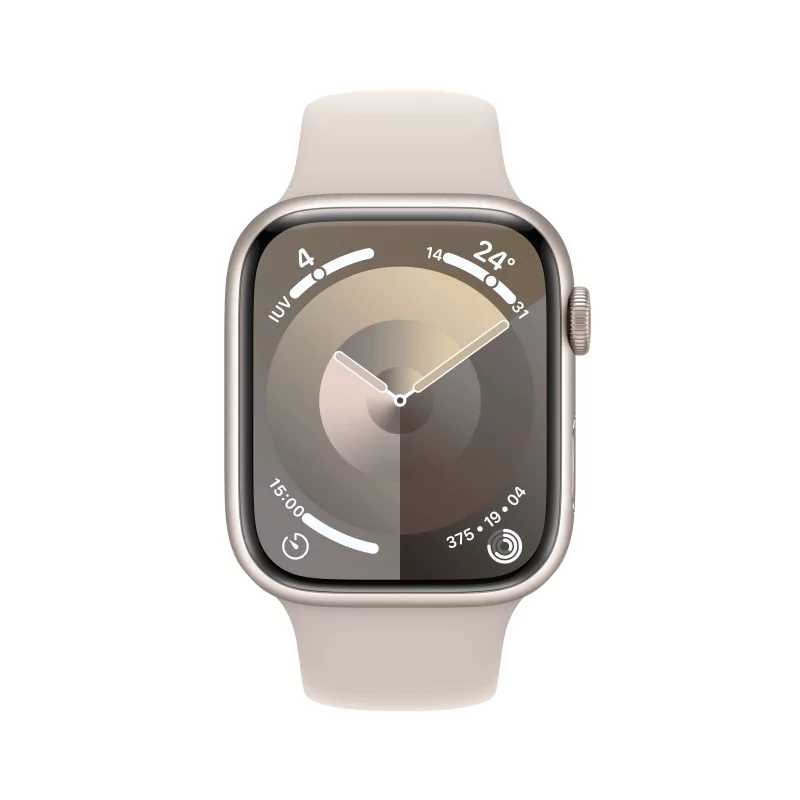 Kontrolsat - Apple Watch Series 9 GPS + Cellular Alumínio Luz das Estrelas | Bracelete Sport Luz das Estrelas - S/M (45mm)