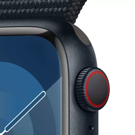 Kontrolsat - Apple Watch Series 9 GPS + Cellular Midnight Aluminum | Sport Loop Midnight Bracelet (41mm) Kontrolsat - Apple Watch Series 9 GPS + Cellular Midnight Aluminum | Sport Loop Midnight Bracelet (41mm)