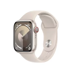 Kontrolsat - Apple Watch Series 9 GPS + Cellular Alumínio Luz das Estrelas | Bracelete Sport Luz das Estrelas - M/L (41mm)