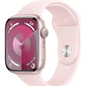 Kontrolsat - Apple Watch Series 9 GPS Aluminum Pink | Light Pink Sport Strap - M/L (45mm)