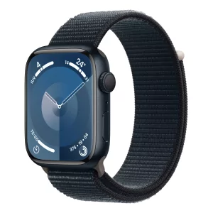 Kontrolsat - Apple Watch Series 9 GPS Alumínio Meia-Noite | Bracelete Sport Loop Meia-Noite (45mm)