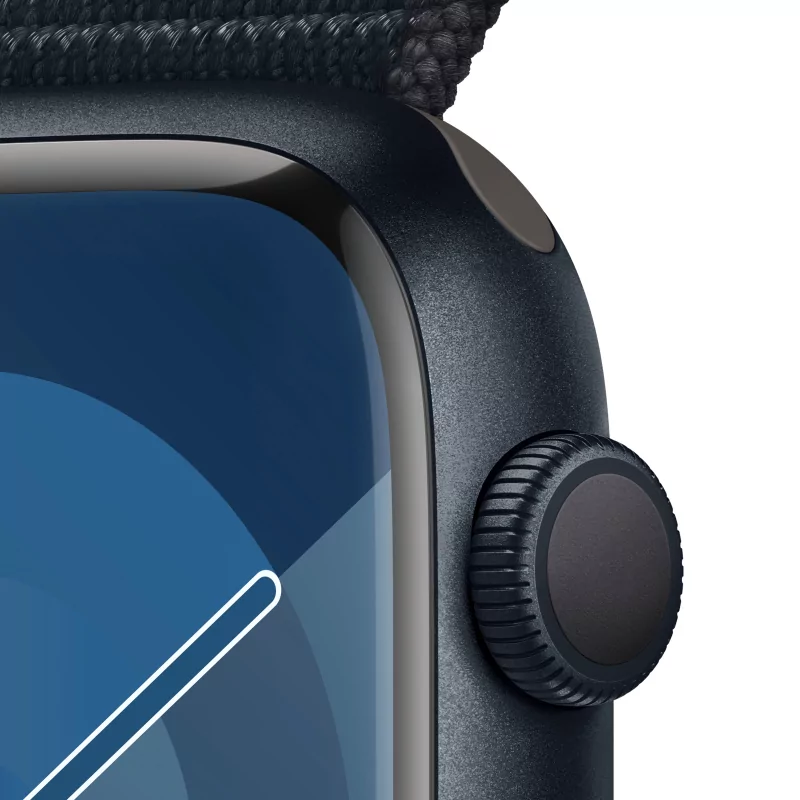 Kontrolsat - Apple Watch Series 9 GPS Alumínio Meia-Noite | Bracelete Sport Loop Meia-Noite (45mm)