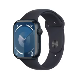 Kontrolsat - Apple Watch Series 9 GPS Alumínio Meia-Noite | Bracelete Sport Meia-Noite - S/M (45mm)
