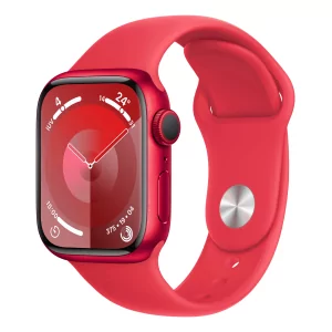 Kontrolsat - Apple Watch Series 9 GPS Aluminum Red | Sport Red Strap - M/L (41mm)