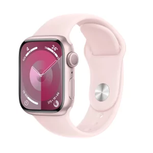 Kontrolsat - Apple Watch Series 9 GPS Aluminum Pink | Light Pink Sport Strap - M/L (41mm)