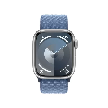 Kontrolsat - Apple Watch Series 9 GPS Alumínio Prateado | Bracelete Sport Loop Azul Inverno (41mm) Kontrolsat - Apple Watch Series 9 GPS Alumínio Prateado | Bracelete Sport Loop Azul Inverno (41mm)