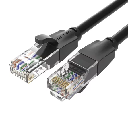 Kontrolsat - RJ45 UTP Vention Network Cable - Cat6 - 50cm - Black - IBEBD