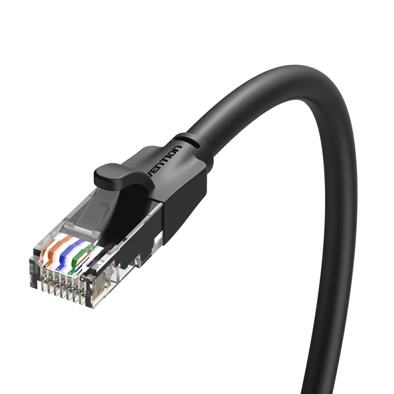 Kontrolsat - RJ45 UTP Vention Network Cable - Cat6 - 50cm - Black - IBEBD