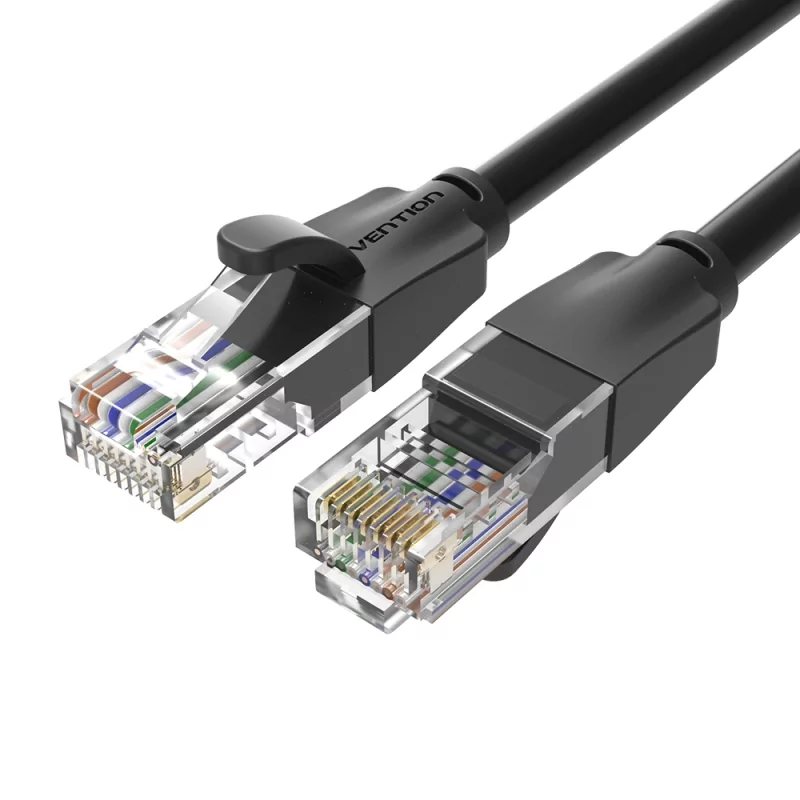 Kontrolsat - Vention UTP RJ45 Network Cable - Cat6 - 1M - Black - IBEBF