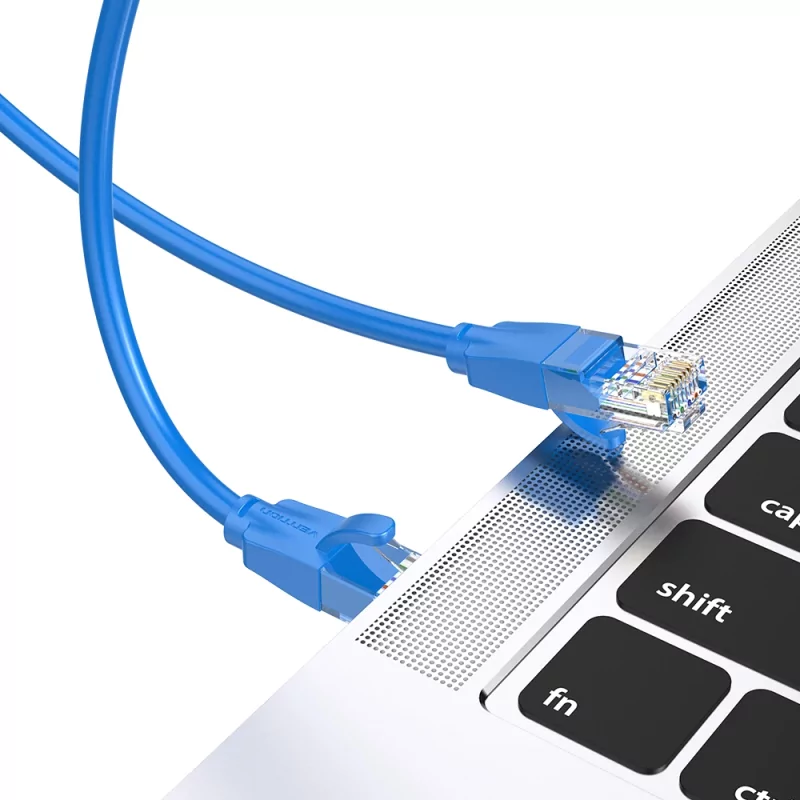 Kontrolsat - Cabo de Rede UTP RJ45 Vention - Cat6 - 1M - Azul - IBELF