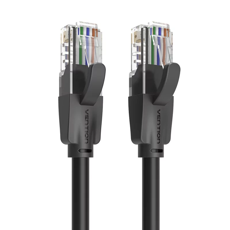 Kontrolsat - RJ45 UTP Vention Network Cable - Cat6 - 2M - Black - IBEBH