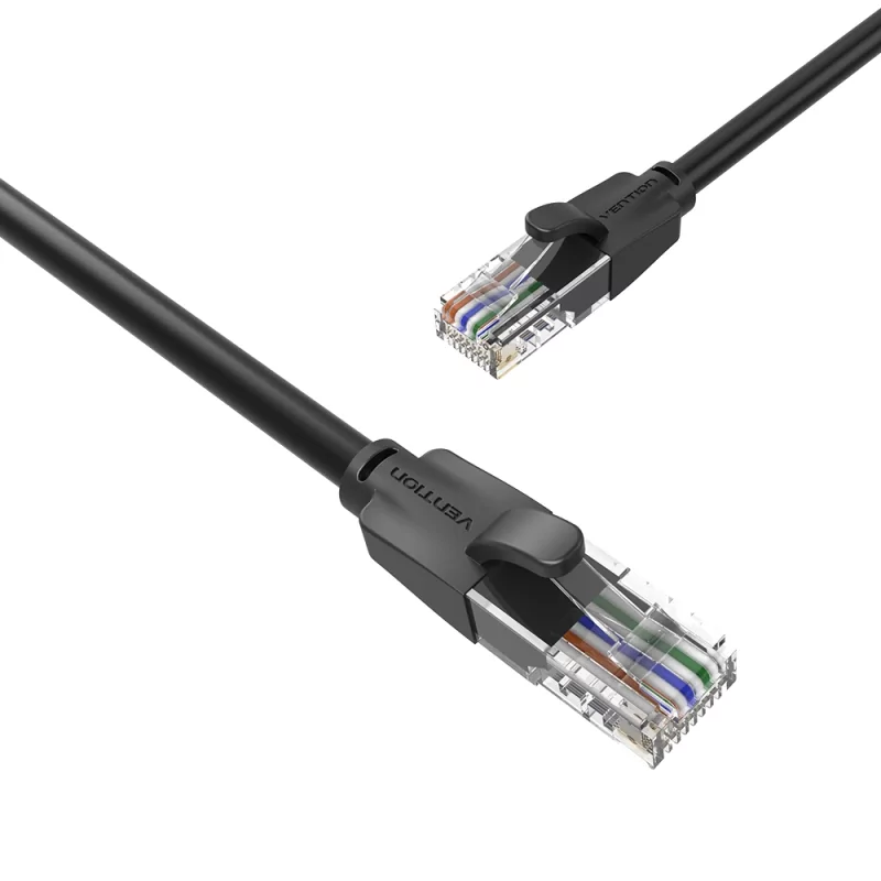 Kontrolsat - RJ45 UTP Vention Network Cable - Cat6 - 2M - Black - IBEBH