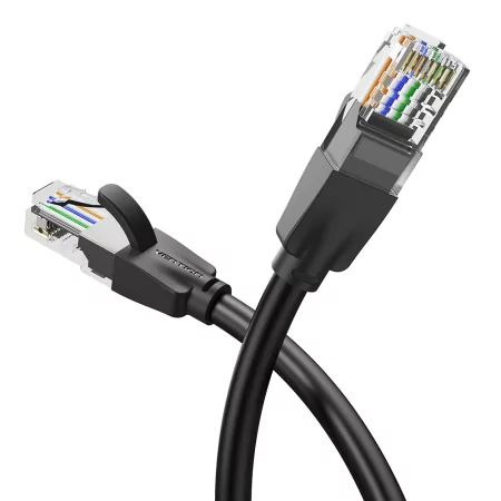 Kontrolsat - RJ45 UTP Vention Network Cable - Cat6 - 2M - Black - IBEBH