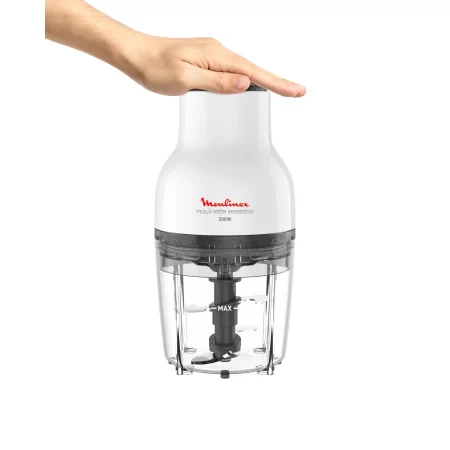 Kontrolsat - Picadora Moulinex Moulinette Essential - 300W - 400ml - Branca - DJ520110 Kontrolsat - Picadora Moulinex Moulinette Essential - 300W - 400ml - Branca - DJ520110
