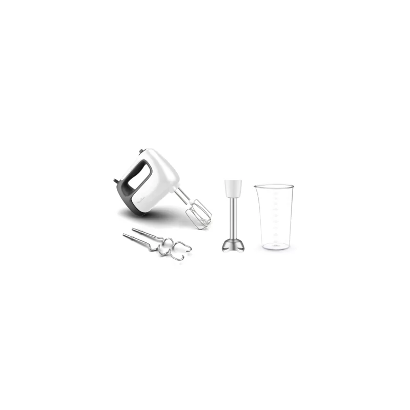 Kontrolsat - Moulinex Prep'mix+ Mixer - 500W - White / Black - HM462110 Kontrolsat - Moulinex Prep'mix+ Mixer - 500W - White / Black - HM462110