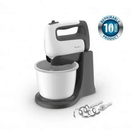 Kontrolsat - Moulinex Perp´mix Mixer - 500W - 2.5L - White / Gray - HM464110