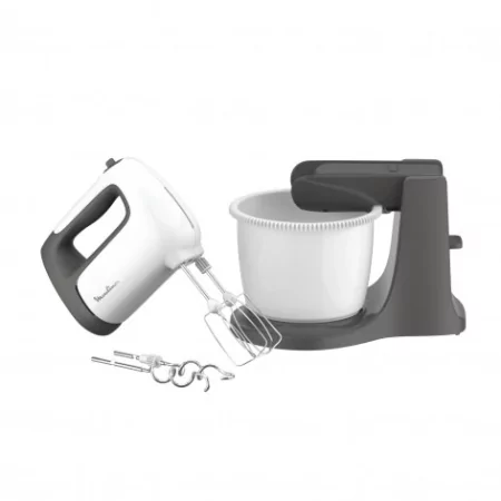 Kontrolsat - Batedeira Moulinex Perp´mix - 500W - 2.5L - Branca / Cinza - HM464110