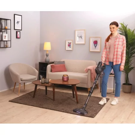 Kontrolsat - Hoover Vertical Vacuum Cleaner - 170W - 30min Autonomy - Black - HF103X