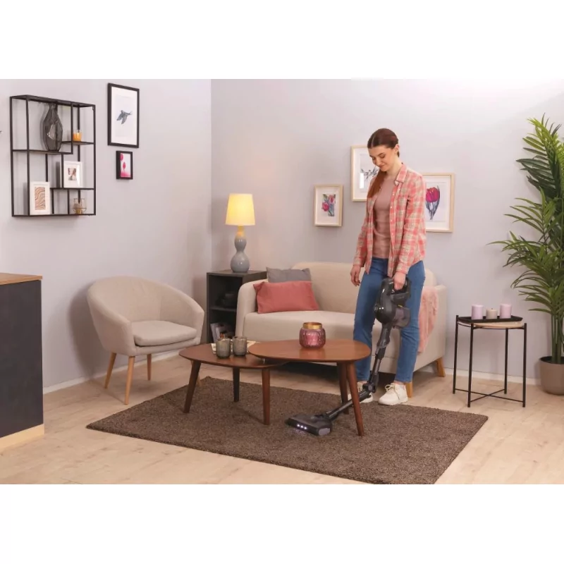Kontrolsat - Hoover Vertical Vacuum Cleaner - 170W - 30min Autonomy - Black - HF103X
