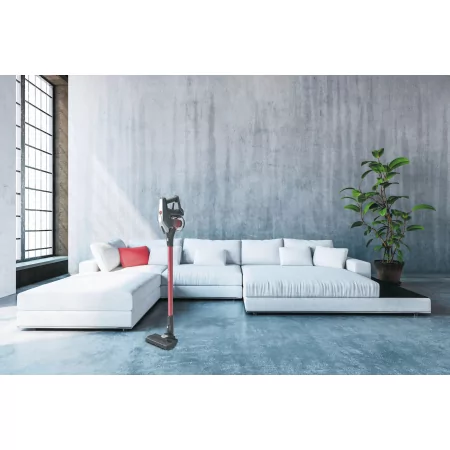 Kontrolsat - Aspirador Vertical Hoover - 240W - 22V - Cinza / Vermelho - HF322TH