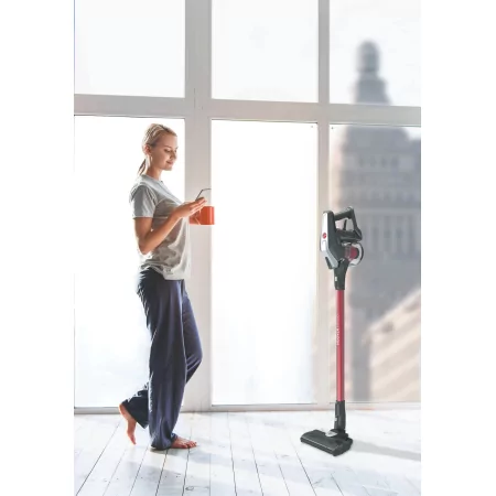 Kontrolsat - Aspirador Vertical Hoover - 240W - 22V - Cinza / Vermelho - HF322TH