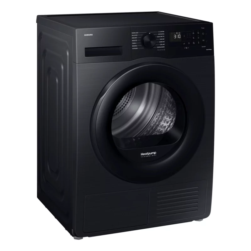 Kontrolsat - Máquina de Secar Roupa Samsung - Bomba de Calor - 8Kg - Classe B - Preta - DV80CGC0B0ABEP