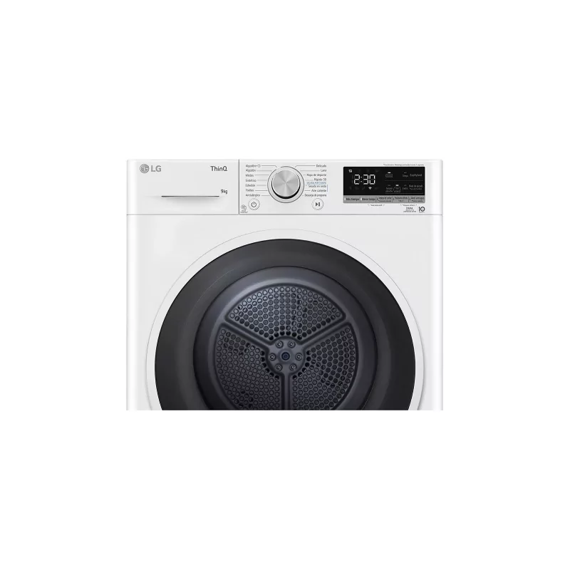Kontrolsat - LG Clothes Dryer - 9Kg - Heat Pump - Class B - White - RH90V5AV6N