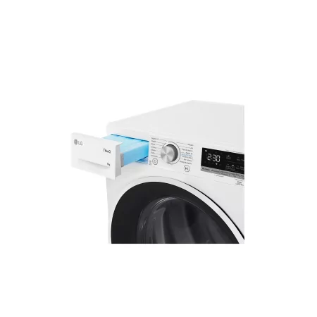 Kontrolsat - Máquina de Secar Roupa LG - 9Kg - Bomba de Calor - Classe B - Branca - RH90V5AV6N Kontrolsat - Máquina de Secar Roupa LG - 9Kg - Bomba de Calor - Classe B - Branca - RH90V5AV6N