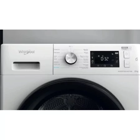 Kontrolsat - Máquina de Secar Roupa Whirpool - 8Kg - Bomba de Calor - Classe C - Branca - FFT M22 8X3B SPT Kontrolsat - Máquina de Secar Roupa Whirpool - 8Kg - Bomba de Calor - Classe C - Branca - FFT M22 8X3B SPT