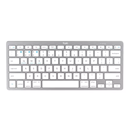 Kontrolsat - Trust Bluetooth Keyboard - Ultrathin - Silver - TECTRU24907