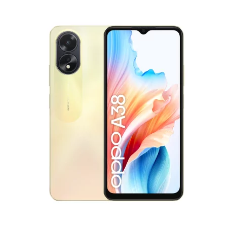 Kontrolsat - Smartphone OPPO A38 - 4GB/128GB - Ouro - (6.56'' - Dual SIM - 5000 mAh ) Kontrolsat - Smartphone OPPO A38 - 4GB/128GB - Ouro - (6.56'' - Dual SIM - 5000 mAh )