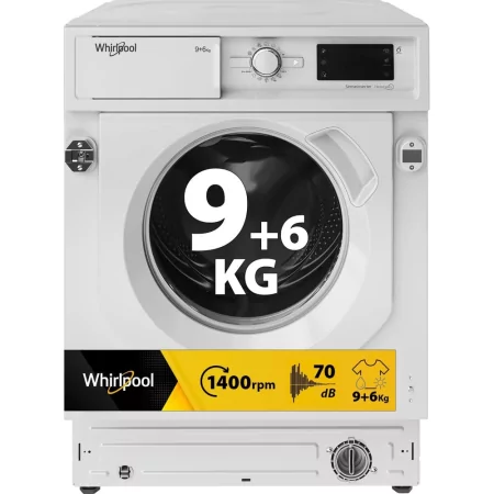 Kontrolsat - Máquina de Lavar e Secar Roupa de Encastre Whirpool - 9Kg - 1400RPM - Branca - BI WDWG 961485 EU