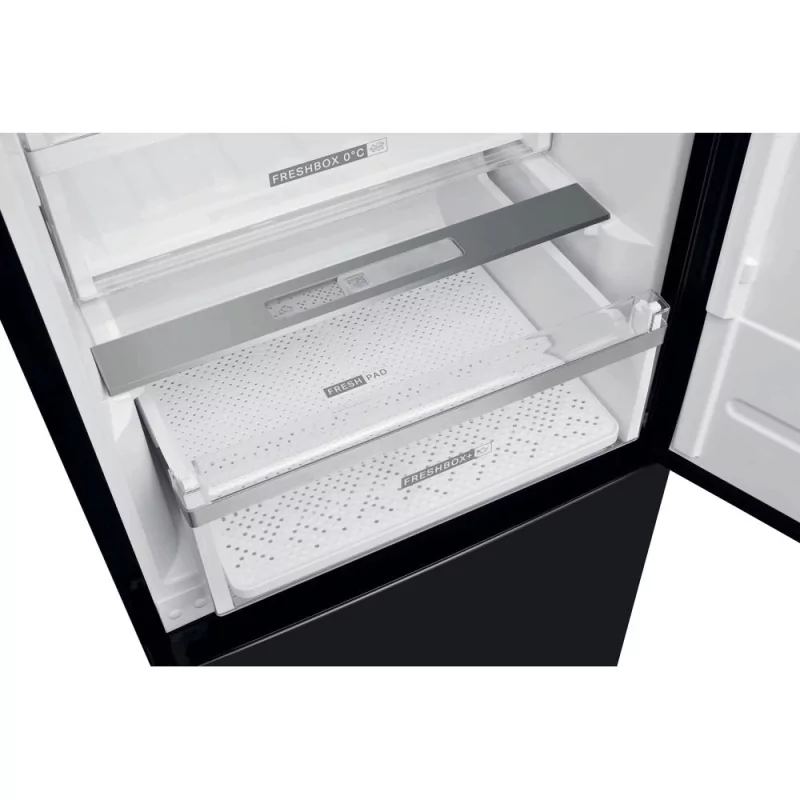 Kontrolsat - Whirlpool W9 931D KS Fridge Freezer (355L - Class D - Black)